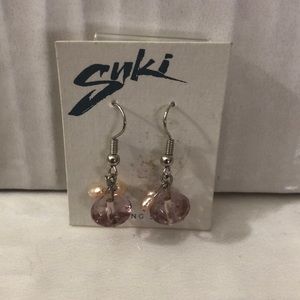 Suki Sterling Silver/Amethyst/Pearl Round Earrings